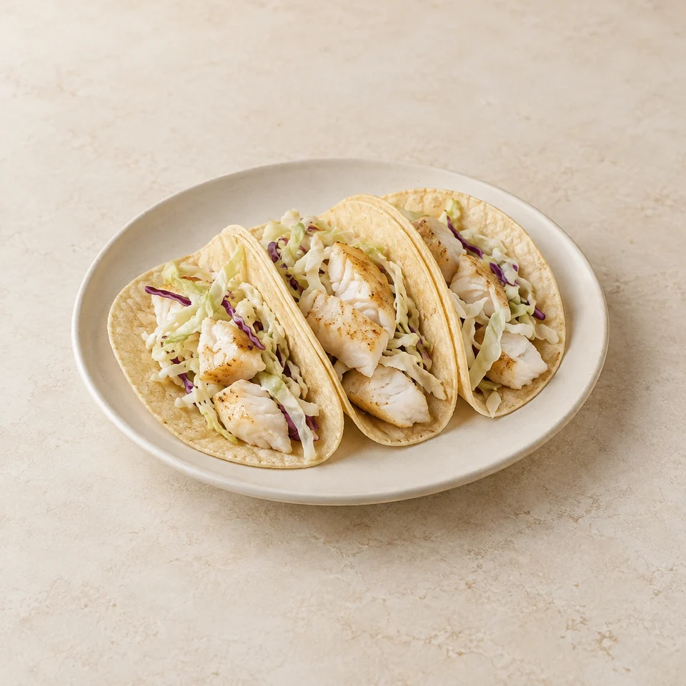 Taco, soft, fish — ai-generated illustration