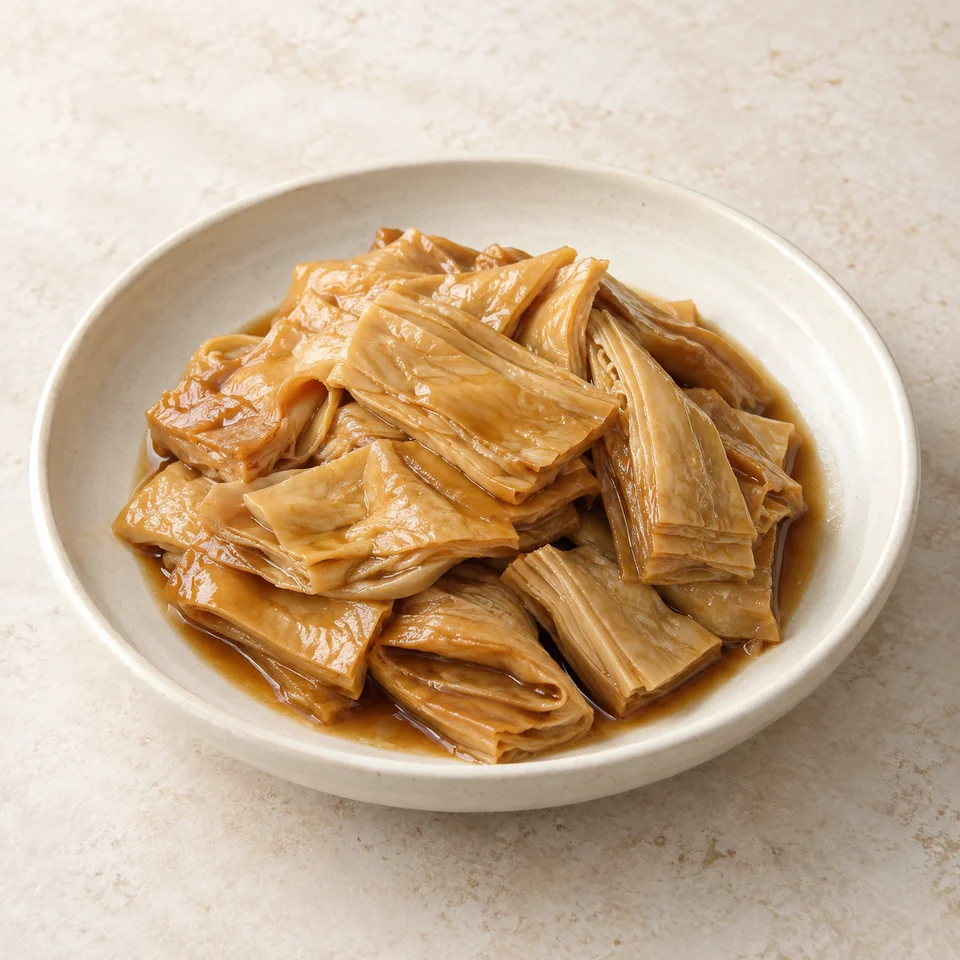㸆豆腐皮,AI 生成示意图