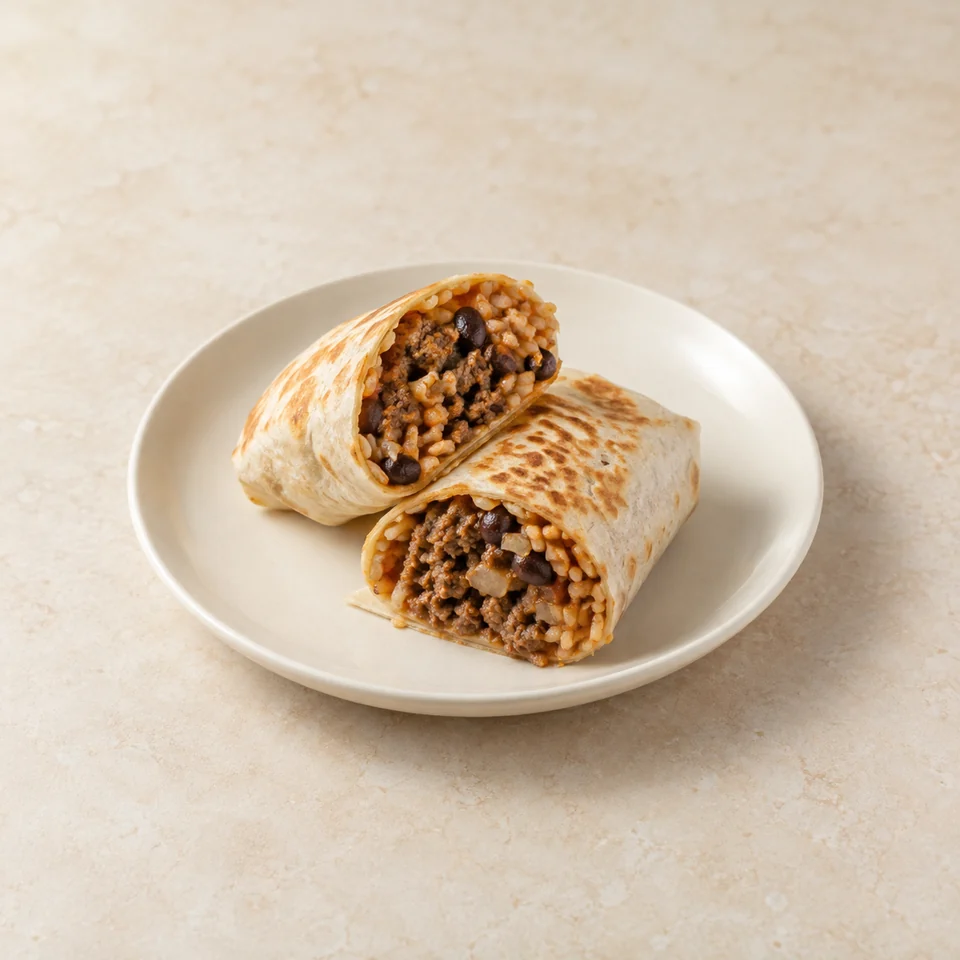 Beef burrito — ai-generated illustration