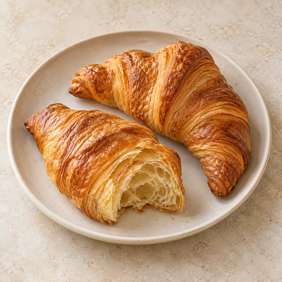 Artisan croissant — ai-generated illustration