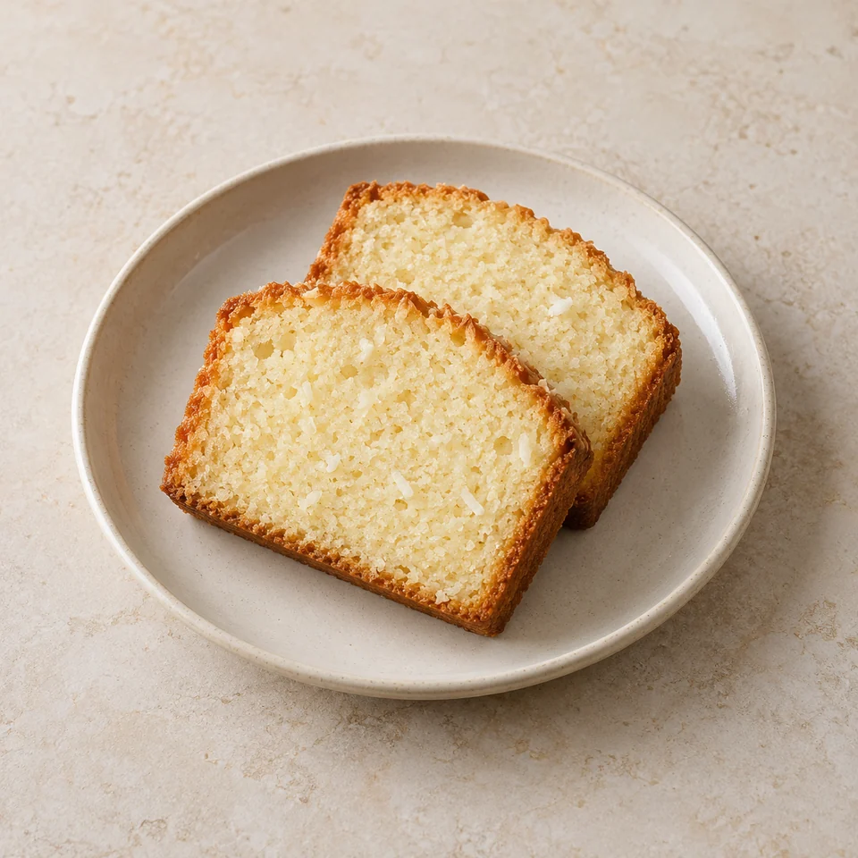 Cake, coconut, homemade — ai-generated illustration