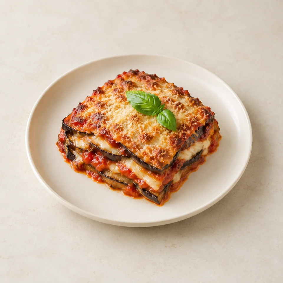 Eggplant parmigiana — ai-generated illustration