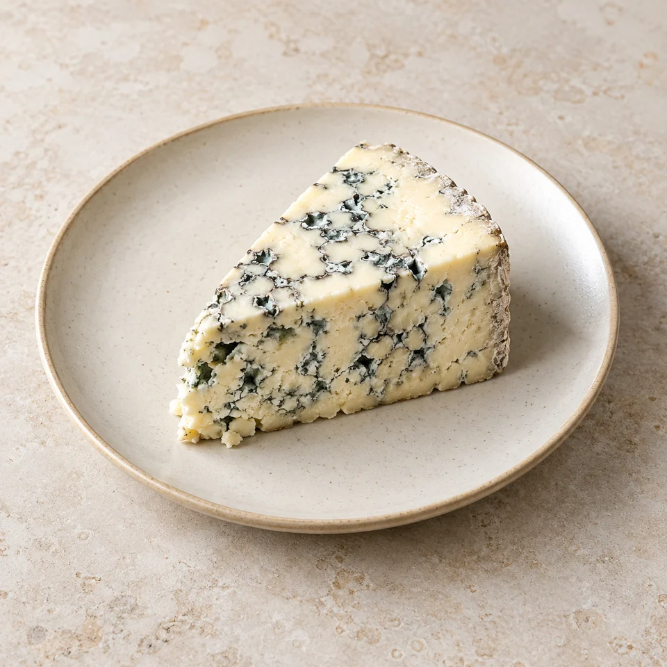 Cheese, Danish blue — ai-generated illustration