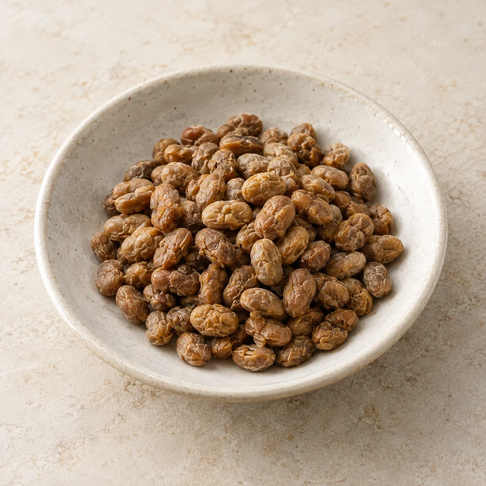Dried natto — ai-generated illustration