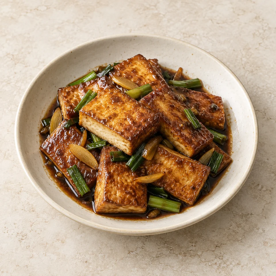 㸆豆腐,AI 生成示意图