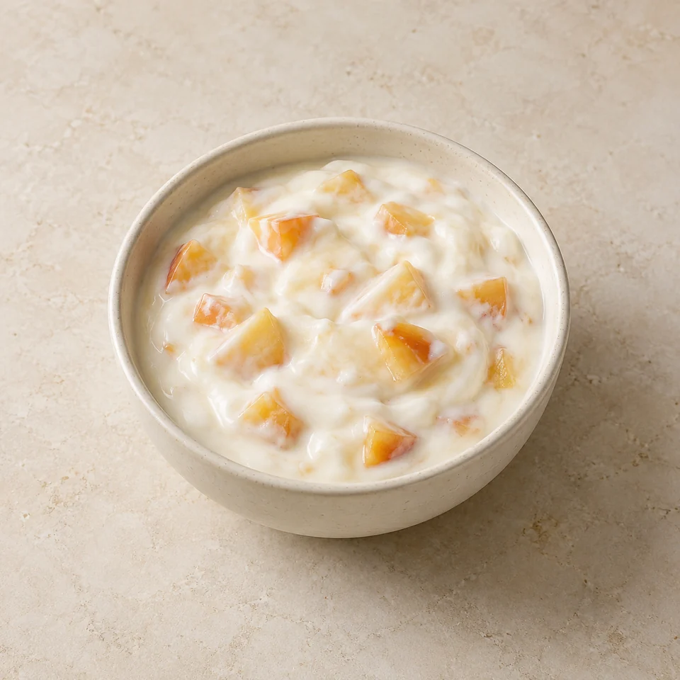 Yogurt, Greek style, fruit — ai-generated illustration
