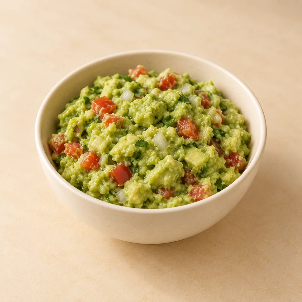 Guacamole, homemade — ai-generated illustration