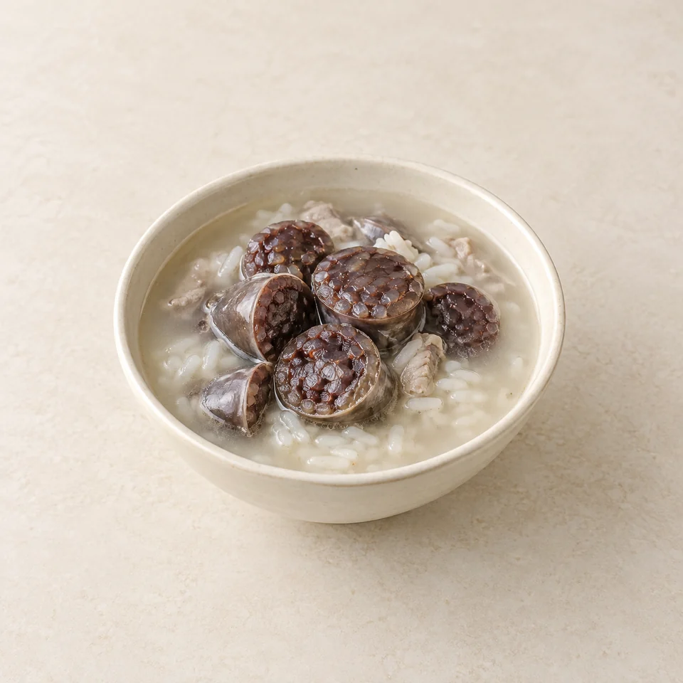 韩式米肠汤饭,AI 生成示意图