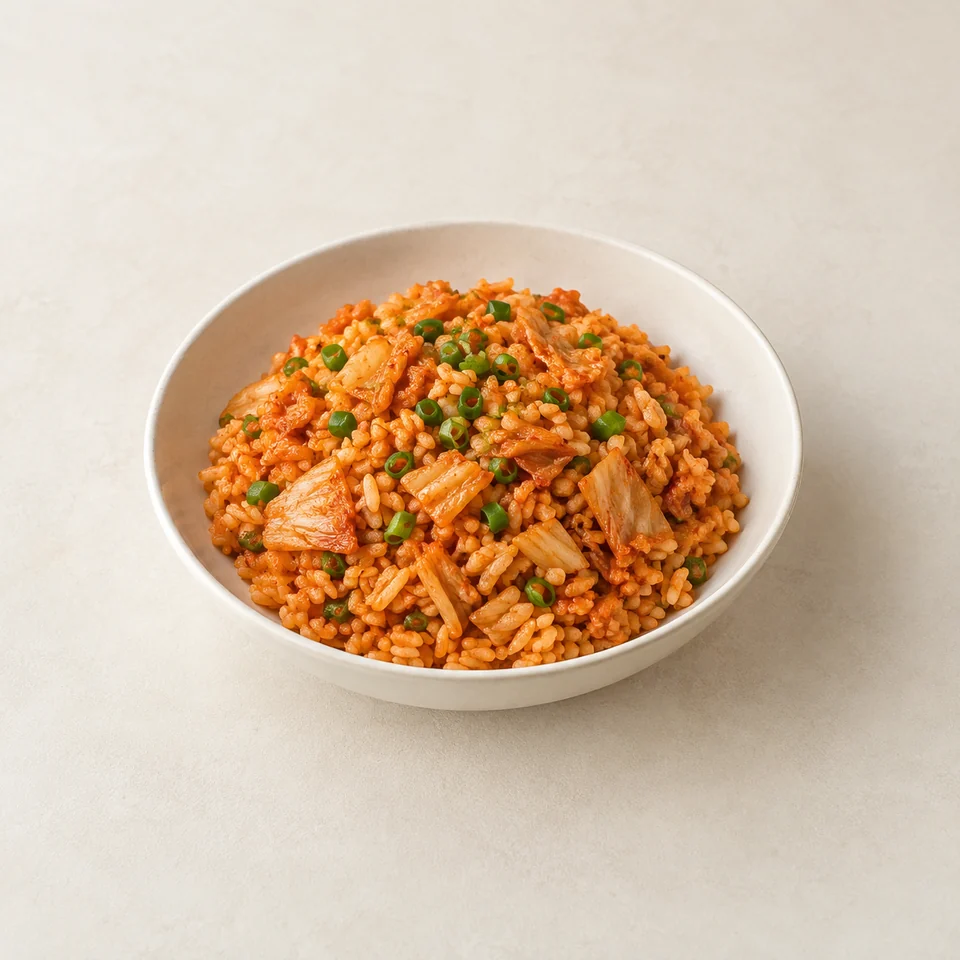 韩式泡菜炒饭,AI 生成示意图