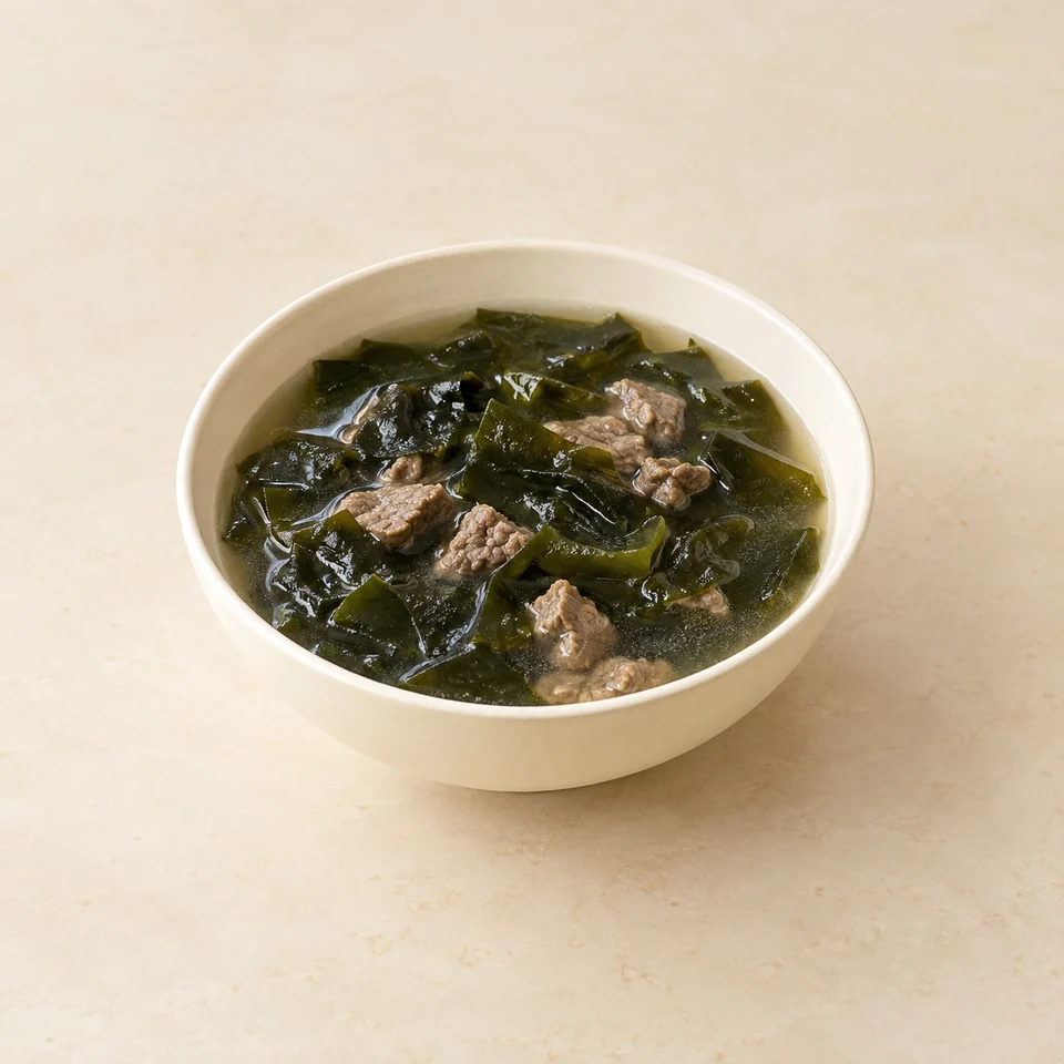 牛肉海带汤,AI 生成示意图