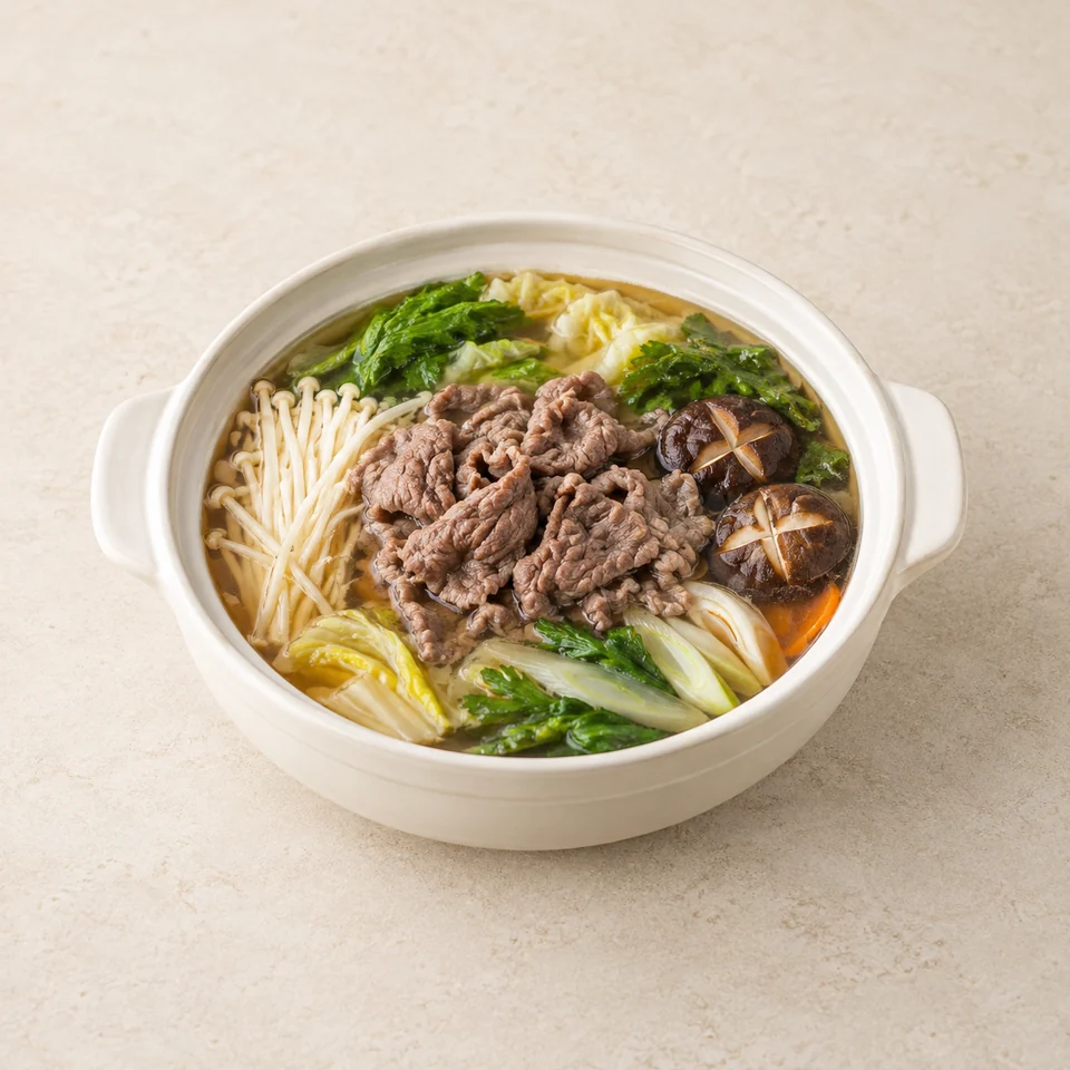 韩式牛肉火锅,AI 生成示意图