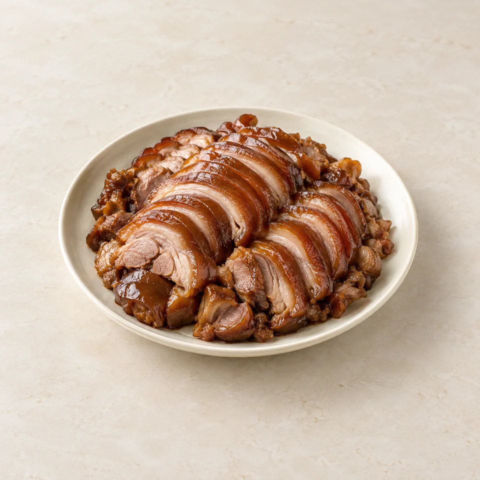 Jokbal braised pork trotters — ai-generated illustration