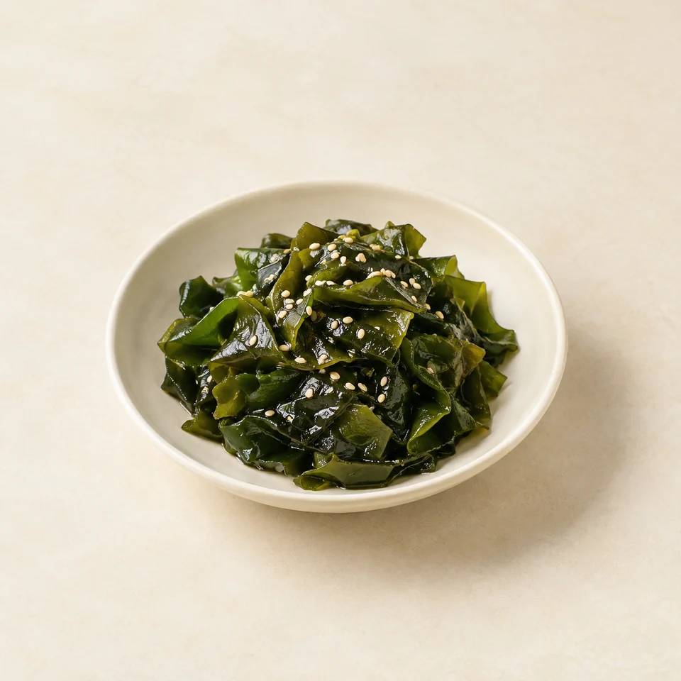 韩式海藻沙拉,AI 生成示意图
