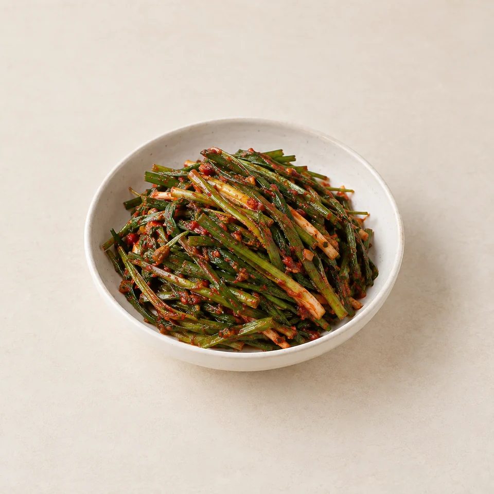Chive kimchi — ai-generated illustration