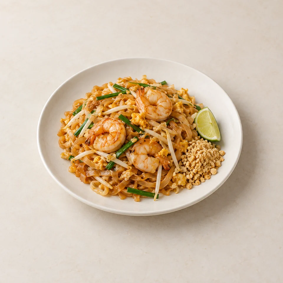 Pad Thai (Korean restaurant reference) — ai-generated illustration