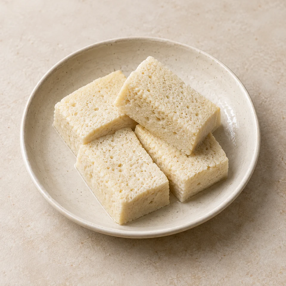 高野豆腐(煮熟),AI 生成示意图