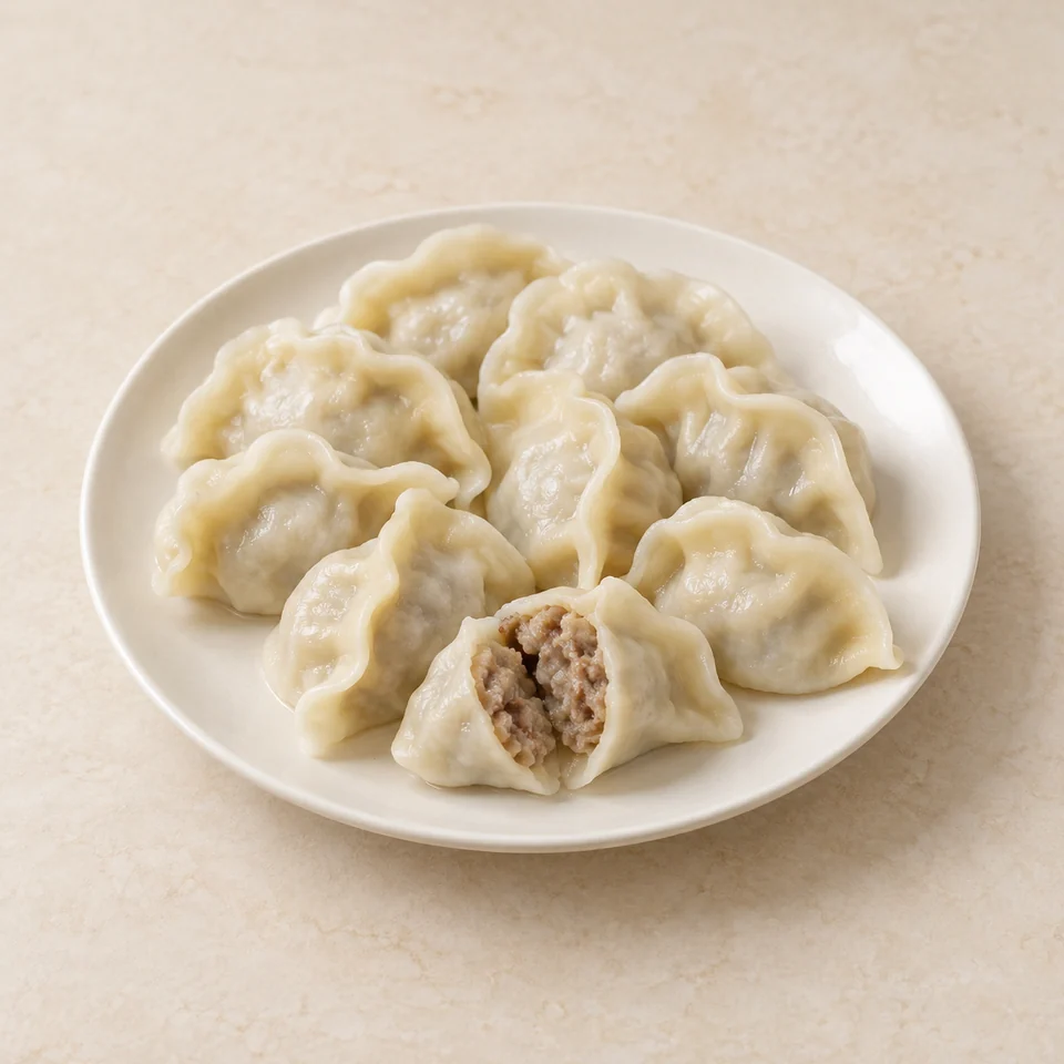 羊肉饺子,AI 生成示意图