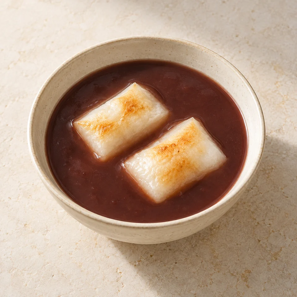 红豆年糕汤(细红豆沙),AI 生成示意图