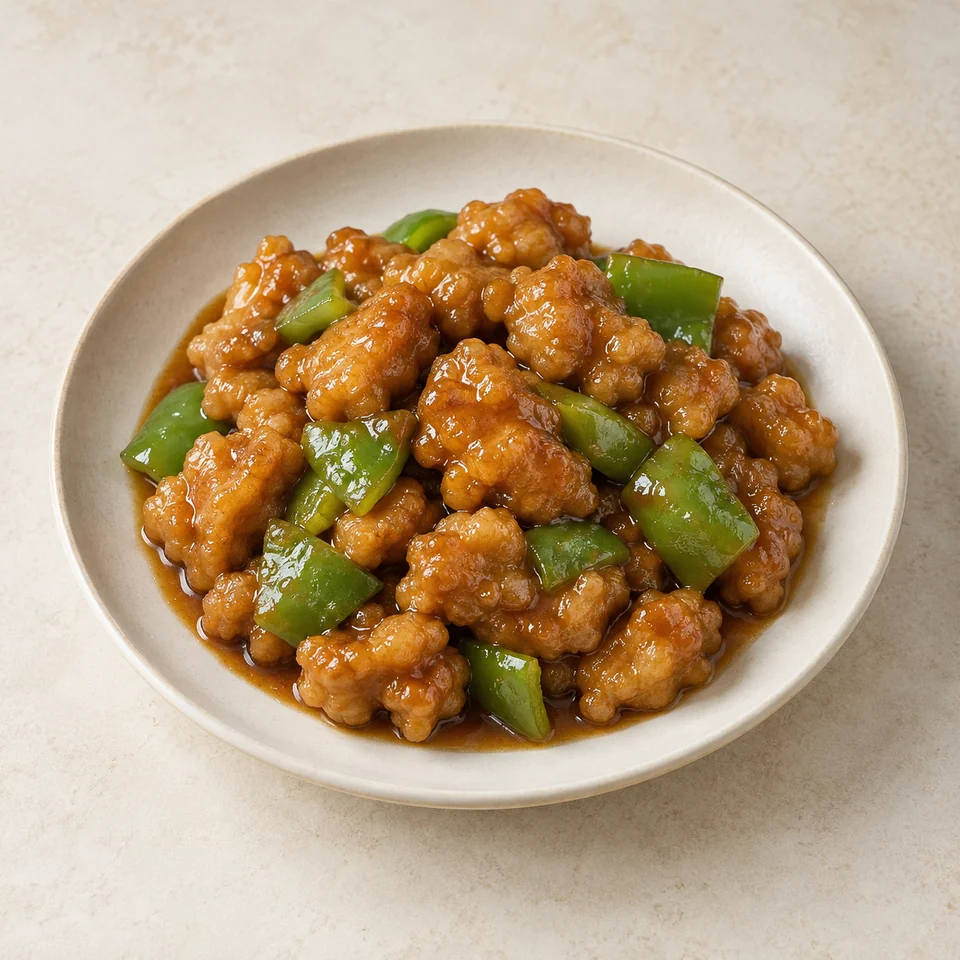 熘肉段,AI 生成示意图