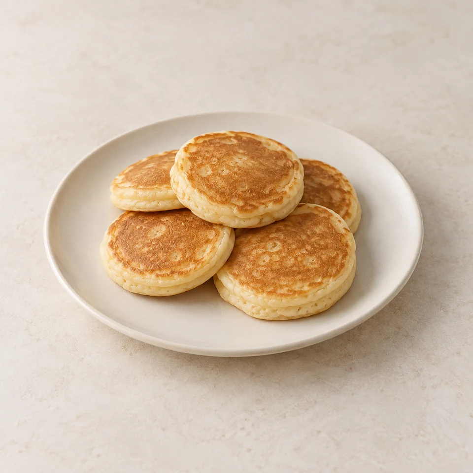 Scotch pancakes, retail — ai-generated illustration