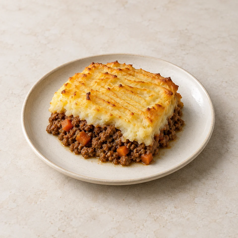 Shepherd's pie, homemade — ai-generated illustration