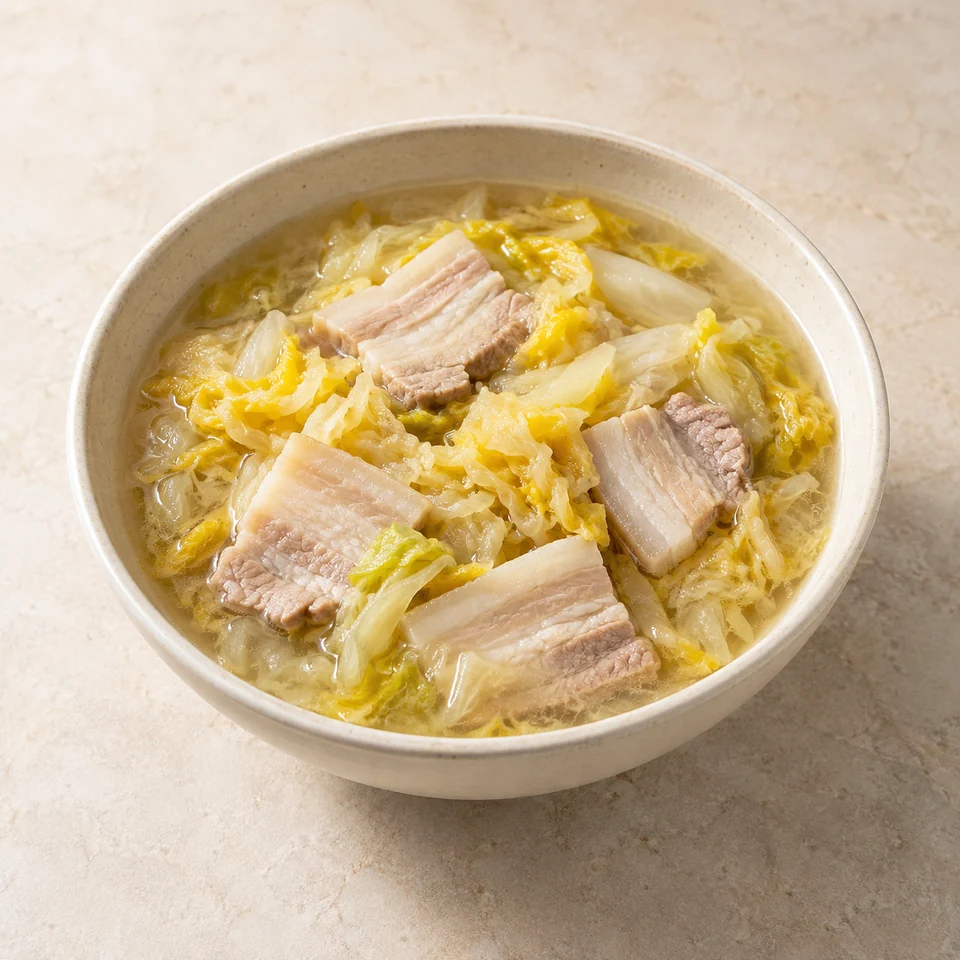 酸菜白肉,AI 生成示意图