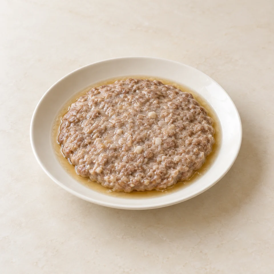 清蒸肉饼,AI 生成示意图