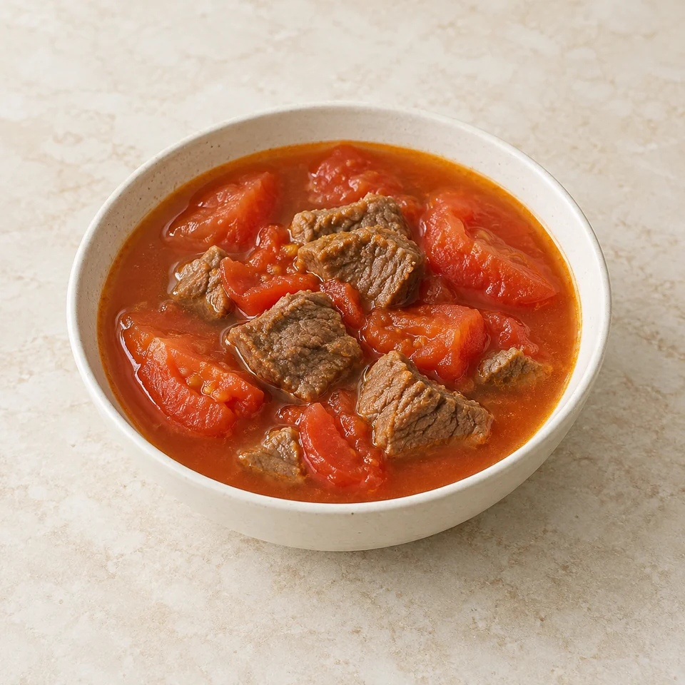 番茄牛肉汤,AI 生成示意图