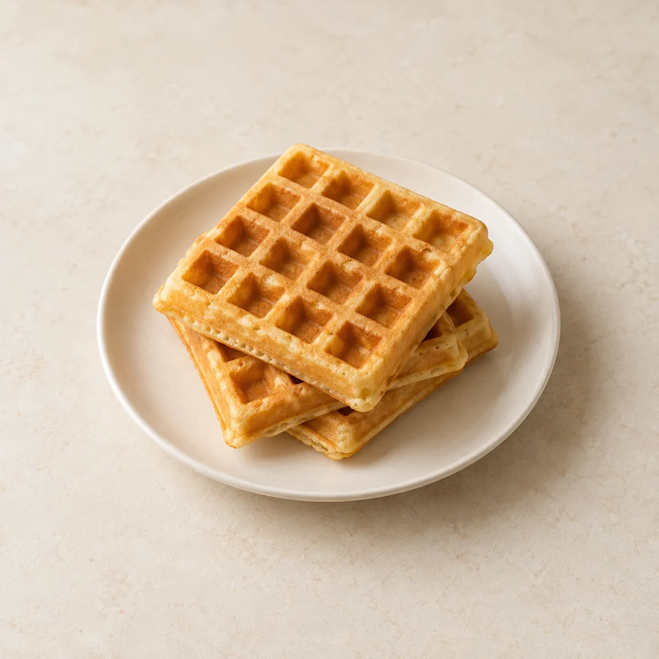 Waffles, homemade — ai-generated illustration