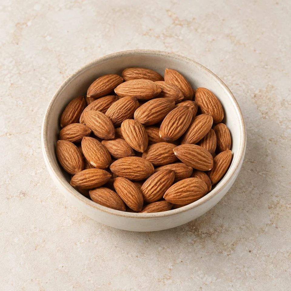 Almonds, whole kernels — ai-generated illustration