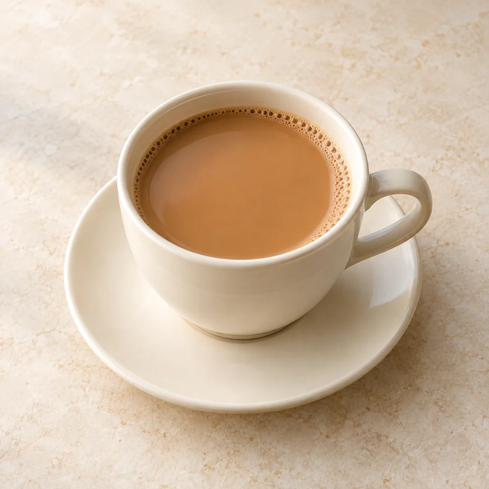 鸳鸯奶茶，AI 生成示意图